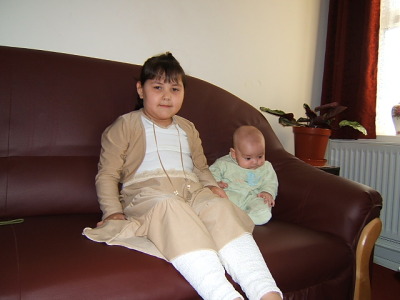 Sadia with Zahoor Mehdi, Birmingham